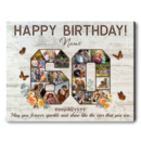 Personalized 60th Birthday Gift Idea Photo Canvas Print For 60th Birthday